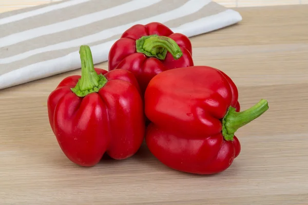 Röd paprika — Stockfoto