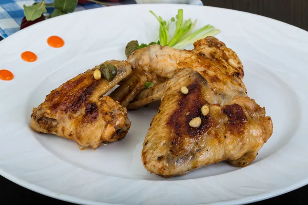 Roasted chicken wings — Stock Photo, Image