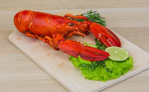 Czerwony homar gotowany — Zdjęcie stockowe