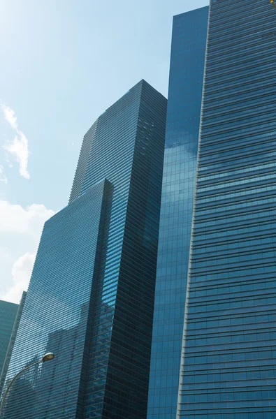 Buildings in Singapore skyline — Stock Photo, Image