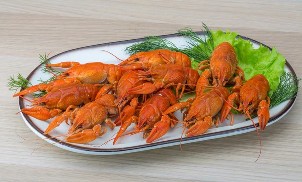 Boiled crayfish — Stock Photo, Image