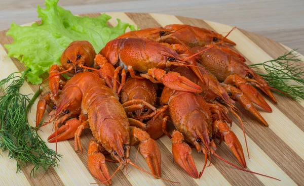 Boiled crayfish — Stock Photo, Image