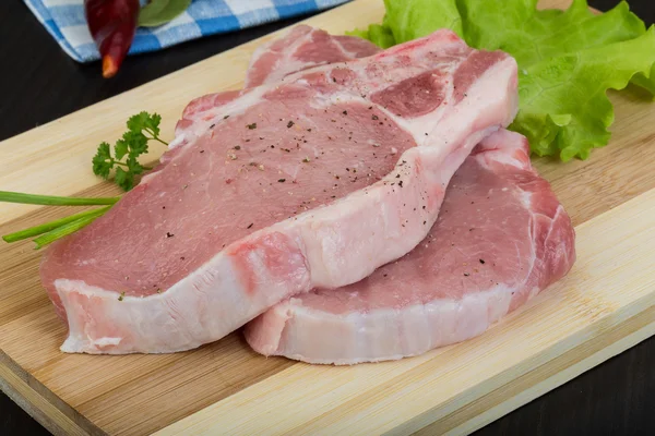 Raw t-bone steak — Stock Photo, Image