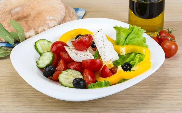 Griechischer Salat — Stockfoto