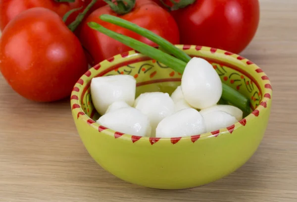 Kulki sera mozzarella — Zdjęcie stockowe