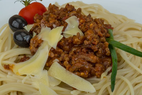 Spaghetti alla bolognese — Foto Stock