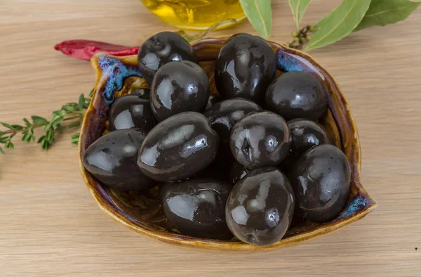 Black olives — Stock Photo, Image