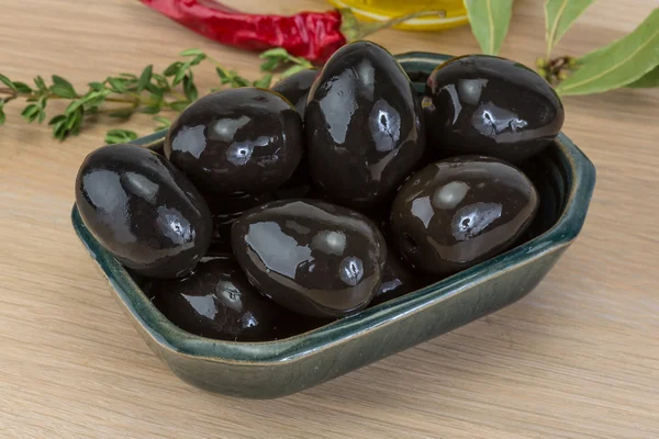 Siyah zeytin — Stok fotoğraf