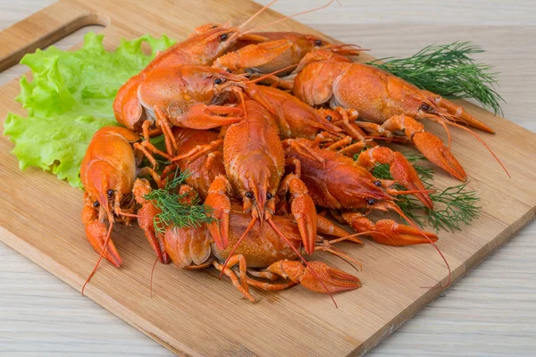 Boiled crayfish — Stock Photo, Image