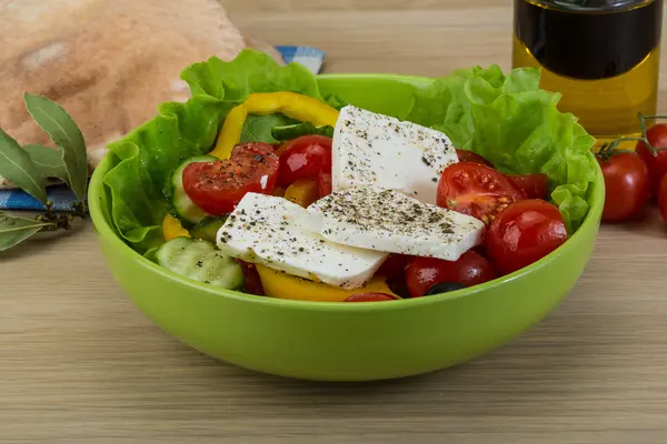 Griechischer Salat — Stockfoto