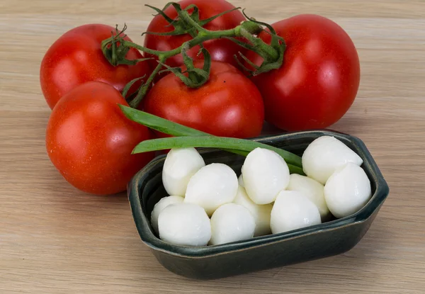 Bolas de queso Mozzarella — Foto de Stock