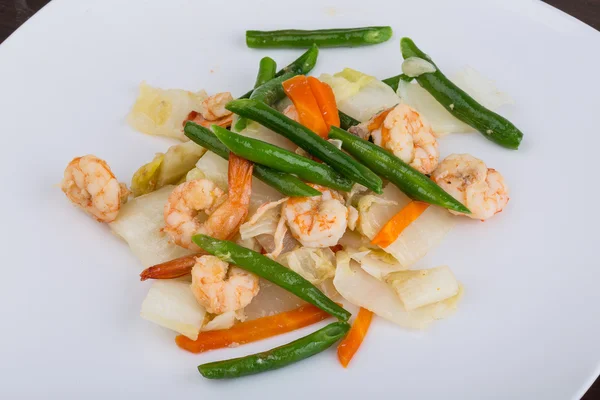 Salada de camarão — Fotografia de Stock