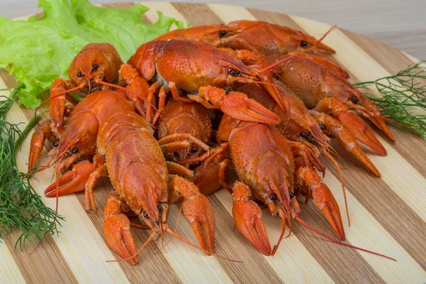 Boiled crayfish — Stock Photo, Image