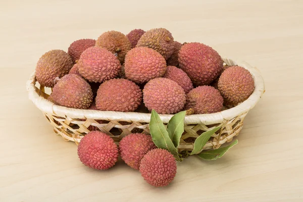 Tropical fruit - lychee — Stock Photo, Image