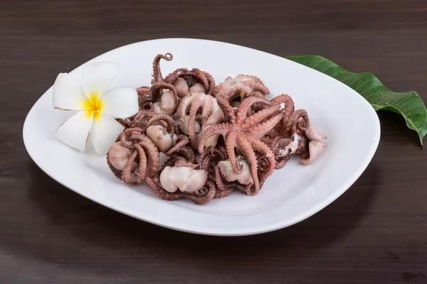 Gekookte octopus — Stockfoto