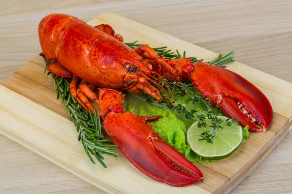 Red boiled lobster — Stock Photo, Image