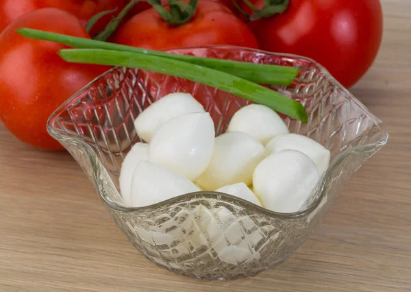 Kulki sera mozzarella — Zdjęcie stockowe