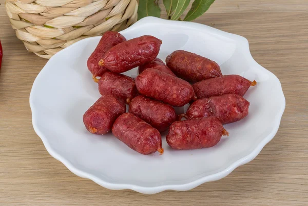 Mini salami — Stockfoto