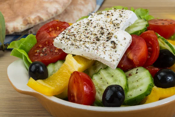 Greek salad — Stock Photo, Image