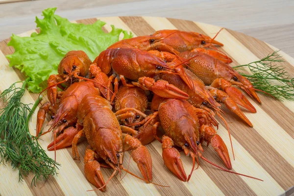 Boiled crayfish — Stock Photo, Image