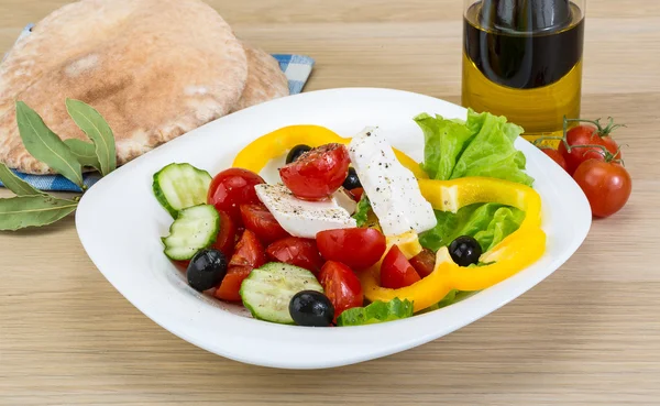 Griechischer Salat — Stockfoto