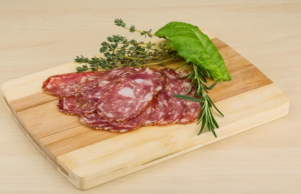 Salami — Stock Photo, Image