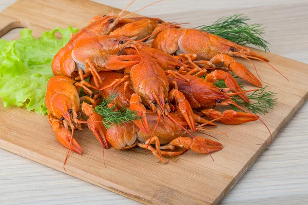 Boiled crayfish — Stock Photo, Image