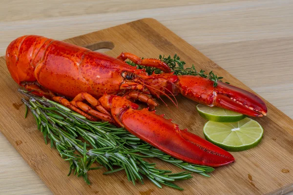 Red boiled lobster — Stock Photo, Image