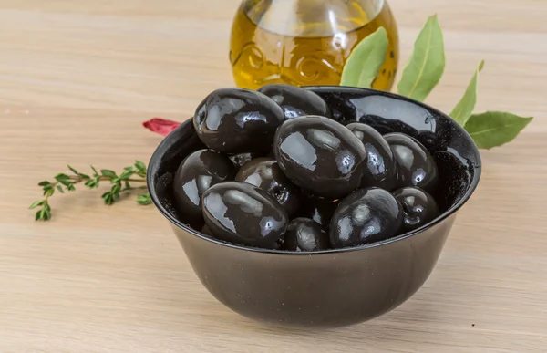 Black olives — Stock Photo, Image