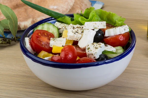 Greek salad — Stock Photo, Image