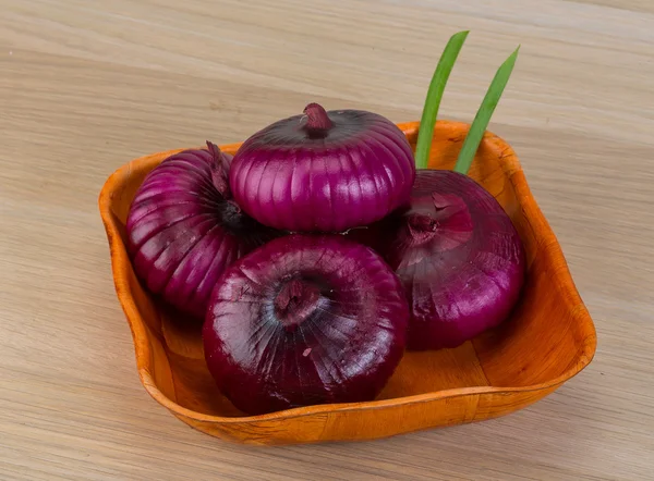 Cebolla violeta — Foto de Stock