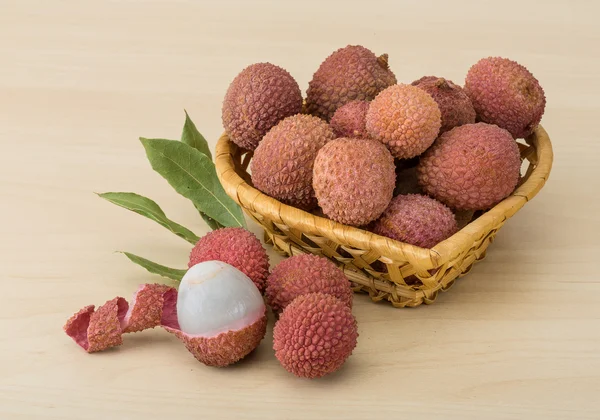 Frutas tropicales - lichi — Foto de Stock