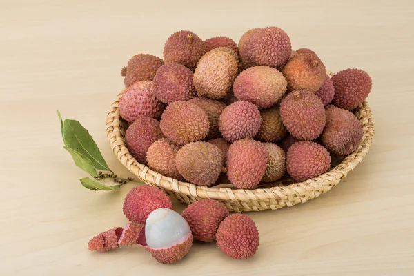 Tropische vruchten - lychee — Stockfoto