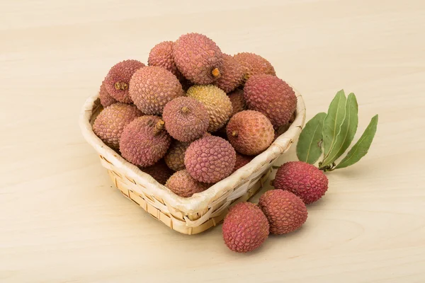 Frutas tropicales - lichi — Foto de Stock