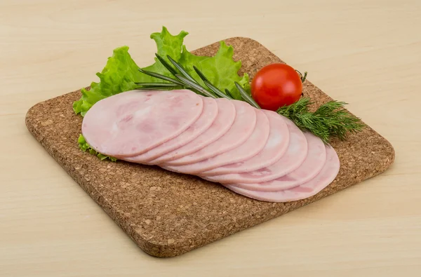 Gesneden ham — Stockfoto