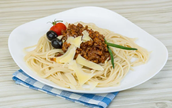 Spaghetti bolognais — Photo