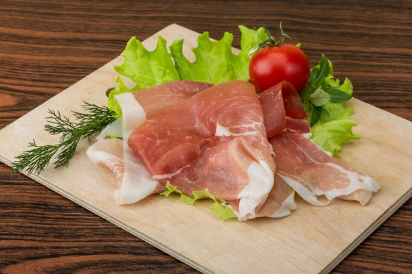 Prosciutto crudo — Foto Stock