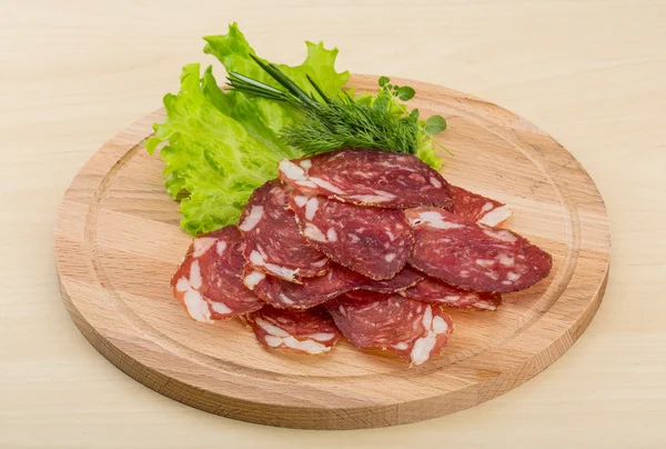 Salami tranché — Photo