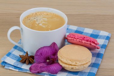 Odasının macaroons ile