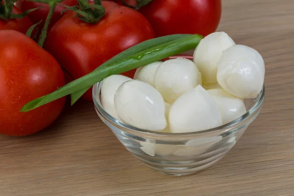 Kulki sera mozzarella — Zdjęcie stockowe