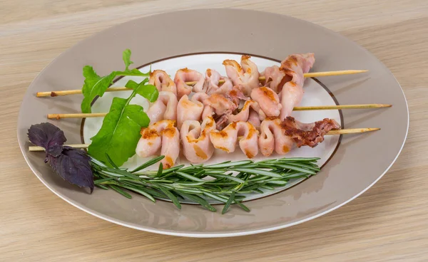 Grillad bläckfisk — Stockfoto