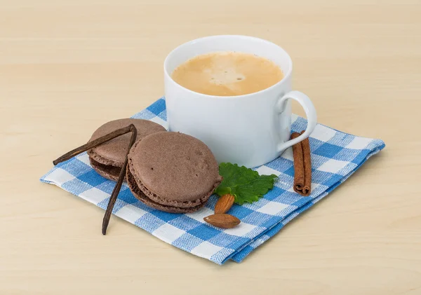 Caffè con amaretti — Foto Stock