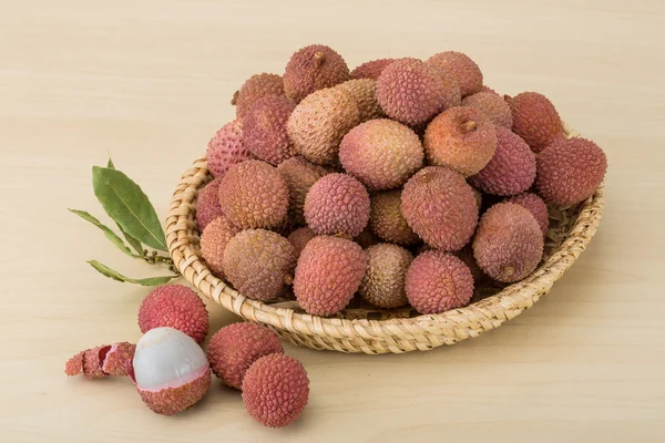 Tropisk frukt - lychee — Stockfoto