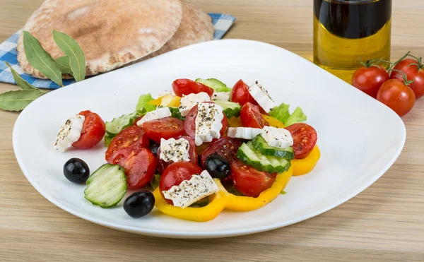 Griechischer Salat — Stockfoto