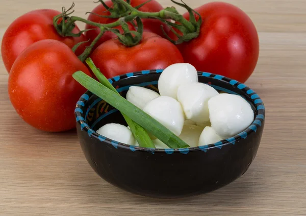 Kulki sera mozzarella — Zdjęcie stockowe