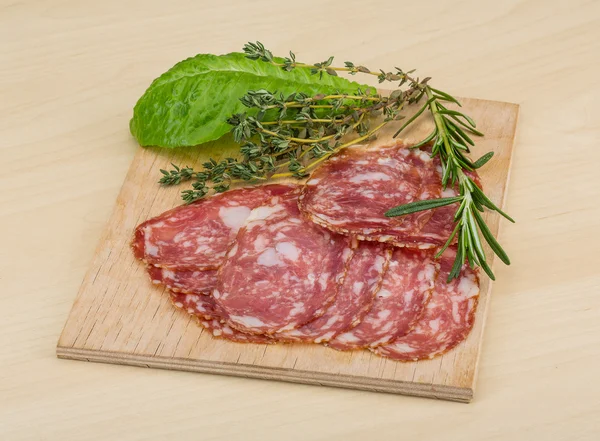 Salami — Stock Photo, Image