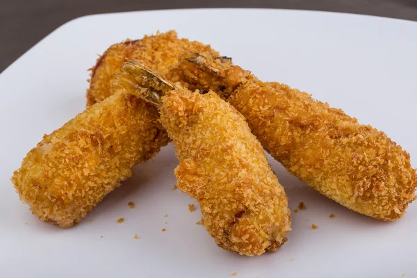 Gebakken garnalen tempura — Stockfoto