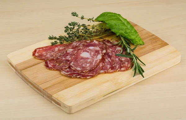 Salami — Zdjęcie stockowe