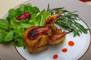 kavrulmuş bıldırcın