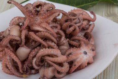 haşlanmış ahtapot